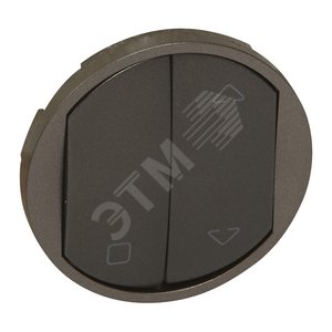 MyHome Play Zigbee. Клавиша управляющего устройства жалюзи.Графит | 067895 | Legrand - Legrand