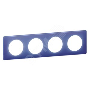 Рамка 4 поста лиловый муар