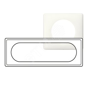 Рамка 6/8 модулей белый глянец - Legrand