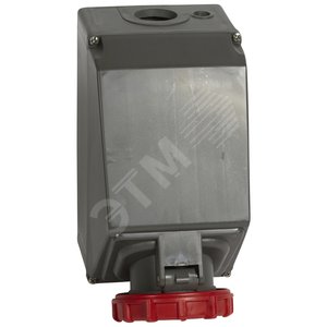 Розетка накладного монтажа в готовом корпусе Hypra - IP 66/67-55 - 3К+Н+3 - 125 А - пластик | 059502 | Legrand - Legrand