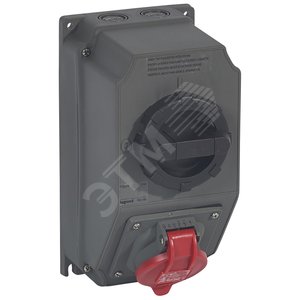 Розетка переносная IP44 3К+З 400v 16А Hypra (059209) - Legrand