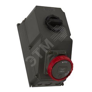 Розетка переносная IP67 3К+З 400v 63А Hypra (059266)