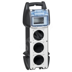 P17 Щиток для разъемов CEE 6 модулей пустой IP44 (058943) - Legrand