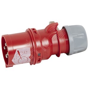 Вилка с переключателем фаз 32А 3К+З 380В IP44 (058140) - Legrand