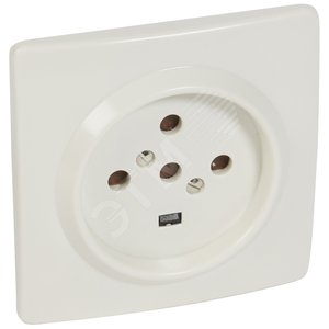 Розетка силовая 3К+Н+З 20А встроенная (055457) - Legrand