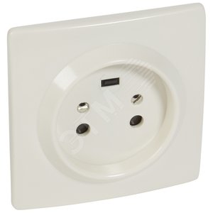 Розетка силовая 2К+З 20А встроенная (055452) - Legrand