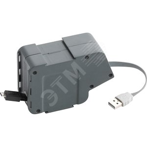 Блок с втягивающимся шнуром USB (054067) - Legrand
