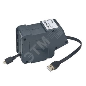 Выдвижной розеточный блок с вытяжным кабелем USB/micro-USB 1 модуль (54036) - Legrand
