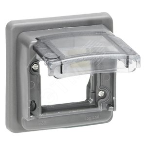 Адаптер Hypra - для механизмов Mosaic - IP55 - 2 модуля | 053949 | Legrand - Legrand
