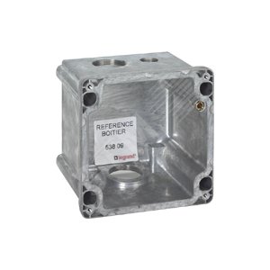 Коробка с одним ответстием под сальник Hypra Prisinter - IP 44/55 - 2К+З/3К+З/3К+Н+З - 63 А - металл | 053809 | Legrand - Legrand