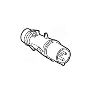Hypra Вилка IP44 2K+З 230v 63A (053652)