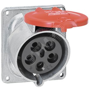 Розетка встраиваемая IP44 3К+H+З 400v 32А Hypra (052934) - Legrand