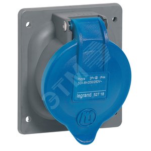 Розетка встраиваемая IP44 2К+З 230v 32А Hypra (052718) - Legrand