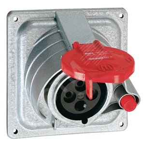 Встраиваемая розетка Hypra Prisinter - IP 44/55 - 3К+З - 16 А - металл | 052213 | Legrand - Legrand