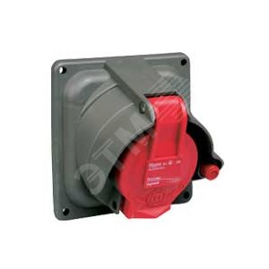 Розетка встраиваемая IP44 2К+З 400v 16А HypraPr