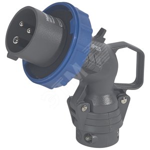 Вилка угловая IP67 2К+З 230v 16А Hypra (051106) - Legrand