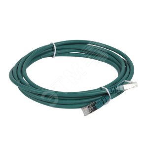 Коммутационный шнур RJ 45 - категория 6а - S/FTP - LSZH - экранированный - 3 м - зеленый | 051868 | Legrand - Legrand