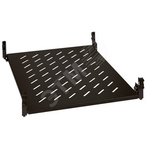 Полка фиксируемая 1U 800мм крепление на 4 опоры