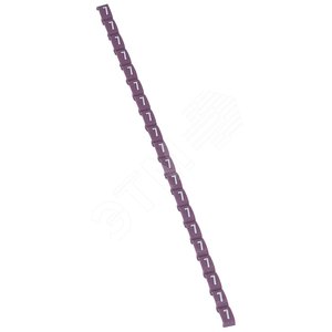 Маркер для кабеля цифра (7) белая/филетовая Duplix 800шт (038407)