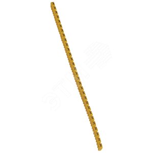 CAB3 Кольцо маркировочное 1.5-2.5мм (X) черное/желтое (300шт) (038353)