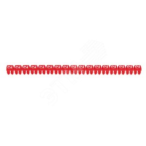 Маркировочное кольцо 1.5-2.5мм (2) белое/красное CAB3 (1200шт) (038222) - Legrand