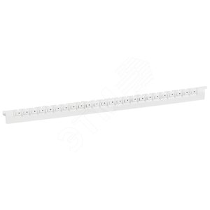 Планка маркировочная 2.3мм знак (.) черная/белая Memocab - Legrand