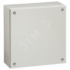 Промышленная коробка Atlantic - металлическая квадратная - IP66 - IK10 - 200x200x120 мм - RAL 7035 | 035604 | Legrand - Legrand