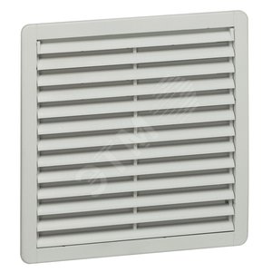 Вентилятор с пластмассовой решеткой 240/450м3/ч, 230В, 50/60Гц, RAL7035, 250х250мм (034852) - Legrand