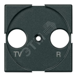 Axolute Лицевая панель для розеток TV/FM + SAT антрацит (HS4212)