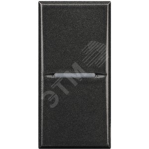 Axolute Кнопка 2Р (NO) 10А 250В~ с независимыми контактами алюминий - Legrand