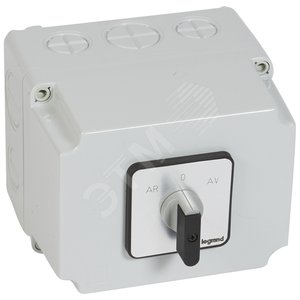 Pr40 Переключатель кулачковый для защиты двигателя инверторный 1V Бокс (027784) - Legrand