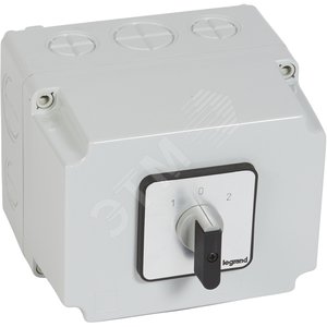 Pr63 Переключатель кулачковый инверторный С 0 4P Бокс (027753) - Legrand