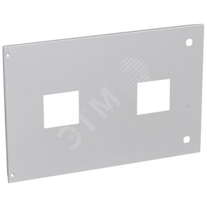 Панель лицевая металлическая XL3 4000 с нетеряемыми винтами для 2 DPX 630 фиксированное исполнение (20976) - Legrand