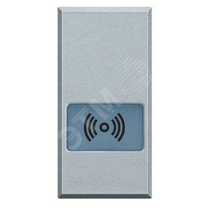 Axolute Клавиши с подсветкой для выключателей AXIAL 1 модуль символ Сигнализация алюминий (HC4921LL)