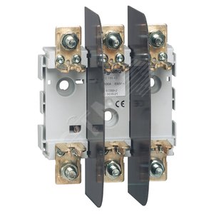 Цоколь для предохранителя 3П 100А размер 00 (019943)