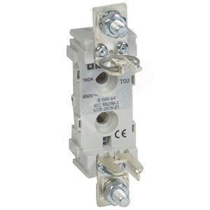 Цоколь для предохранителя 1П 160А размер 00 (019944)