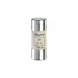 Вставка плавкая аМ 22x58 25А 500В с бойком (015125) - Legrand