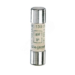 Вставка плавкая 8А тип АМ 10х38 500В (013008) - Legrand