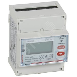 Счетчик трехфазный 5A 4 модуля MID RS485 (004686) - Legrand