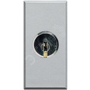 Axolute Переключатель на 2 направления 2Р 16А 250В~ с ключом алюминий (HC4022) - Legrand