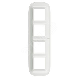 Axolute Накладки декоративные в форме эллипса White/белый на 2+2+2+2 модуля (HB4802M4HD) - Legrand