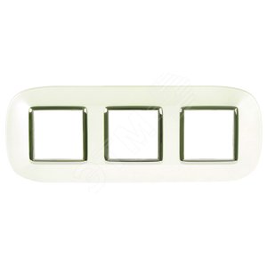 Axolute Рамка эллипс 3x2 модуля серебро (HB4802M3SAN) - Legrand