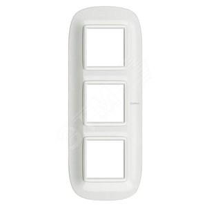 Axolute Накладки декоративные в форме эллипса White/белый на 2+2+2 модуля (HB4802M3HD) - Legrand