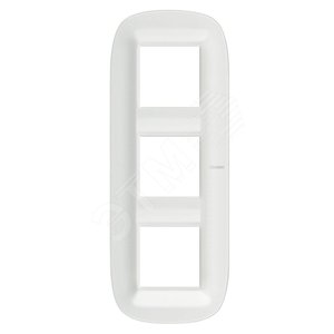 Axolute Накладки декоративные в форме эллипса White/белый Corian на 2+2+2 модуля - Legrand
