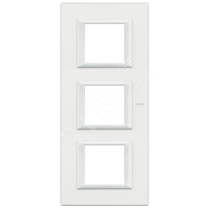 Axolute Накладки декоративные прямоугольные White/белый на 2+2+2 модуля (HA4802M3HD) - Legrand