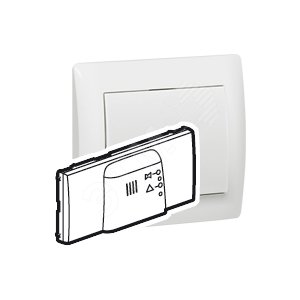 Лицевая панель интерфейс Белая - Legrand