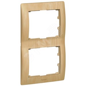 Galea Life Рамка 2 поста вертикальная Maple - Legrand