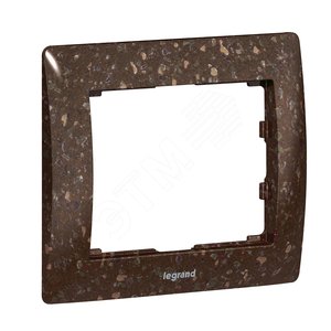 G Life Рамка 1п, Cocoa Brown - Legrand