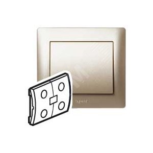 Galea Life IN ONE - Л.пан. дв. выкл. titan - Legrand