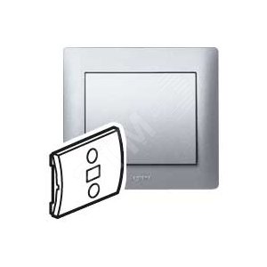 G.Life лицева панель IN ONE -выкл. Alum - Legrand
